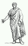 Picture, Roman in Toga